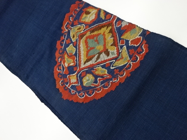 抽象模様織出し名古屋帯